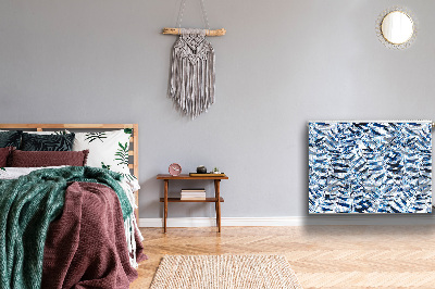 Capa magnética para radiador Folhas tropicais