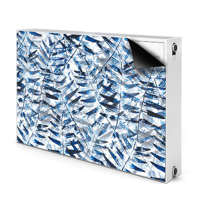 Capa magnética para radiador Folhas tropicais