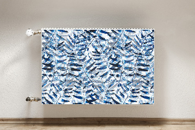 Capa magnética para radiador Folhas tropicais