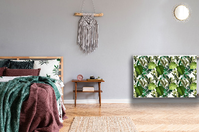 Capa magnética para radiador Folhas tropicais