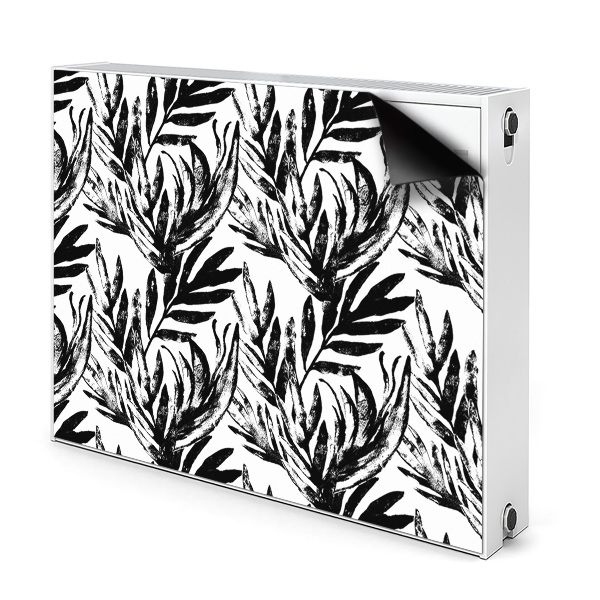 Capa magnética para radiador Monstera negra
