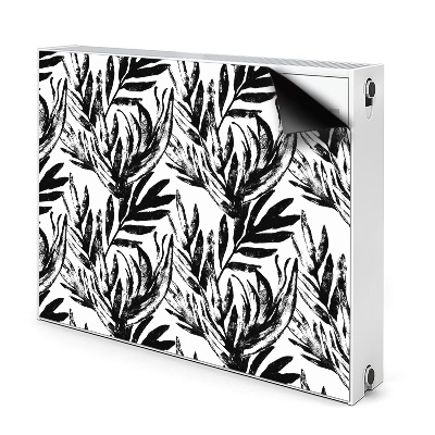 Capa magnética para radiador Monstera negra