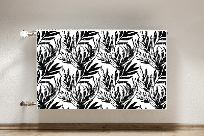 Capa magnética para radiador Monstera negra