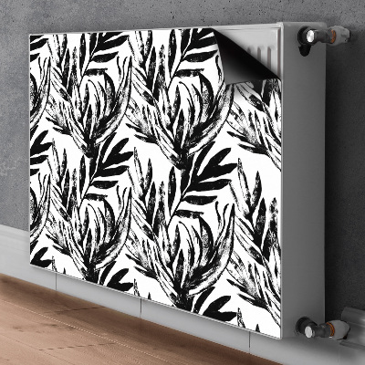 Capa magnética para radiador Monstera negra