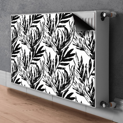 Capa magnética para radiador Monstera negra