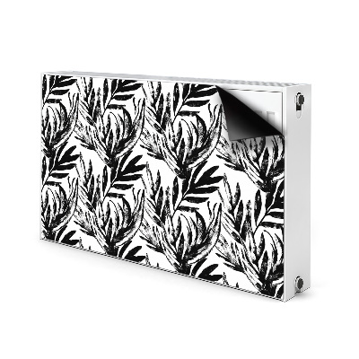 Capa magnética para radiador Monstera negra