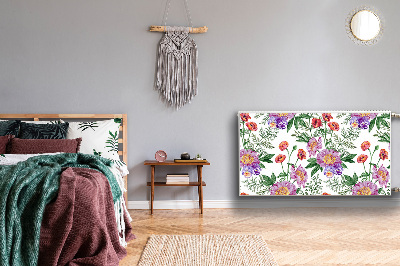 Cobertura magnética para radiador Buquê de Peônias