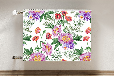 Cobertura magnética para radiador Buquê de Peônias