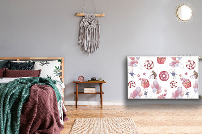 Cobertura magnética para radiador Doces e balões