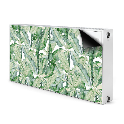 Capa magnética para radiador Folhas de bananeira
