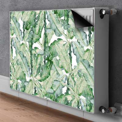 Capa magnética para radiador Folhas de bananeira