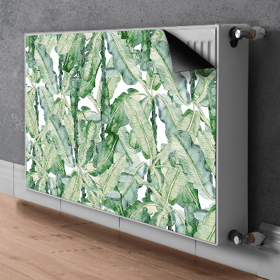 Capa magnética para radiador Folhas de bananeira