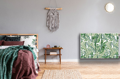 Capa magnética para radiador Folhas de bananeira