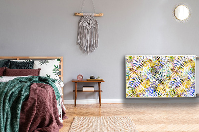 Capa magnética para radiador Folhas douradas