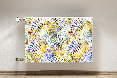 Capa magnética para radiador Folhas douradas