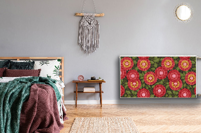 Capa magnética para radiador Flores geométricas