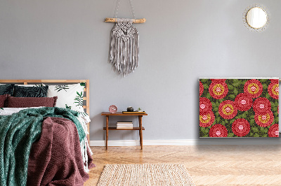 Capa magnética para radiador Flores geométricas