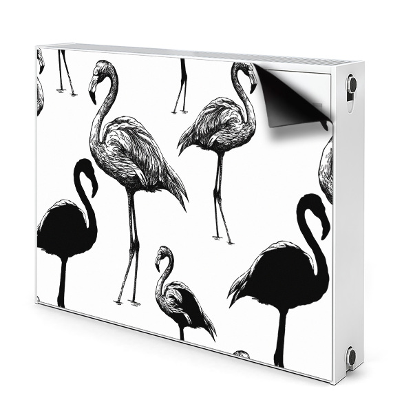 Capa magnética para radiador Estilo flamingo retrô