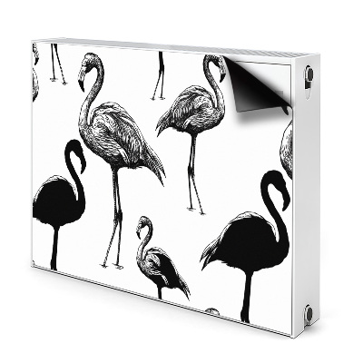 Capa magnética para radiador Estilo flamingo retrô