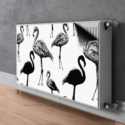 Capa magnética para radiador Estilo flamingo retrô