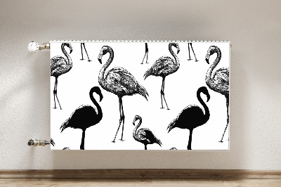 Capa magnética para radiador Estilo flamingo retrô