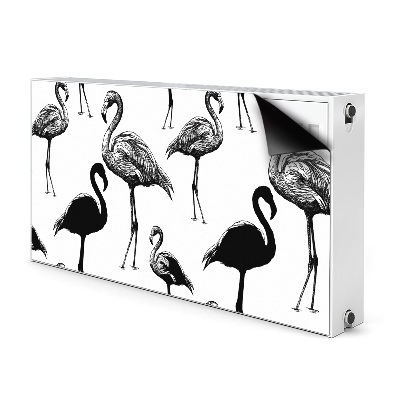 Capa magnética para radiador Estilo flamingo retrô