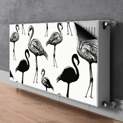 Capa magnética para radiador Estilo flamingo retrô