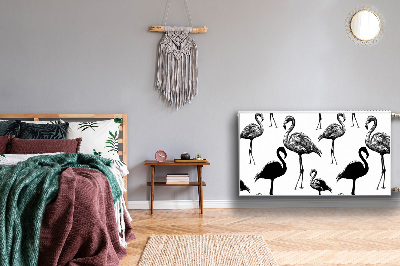 Capa magnética para radiador Estilo flamingo retrô