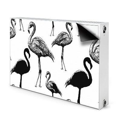 Capa magnética para radiador Estilo flamingo retrô