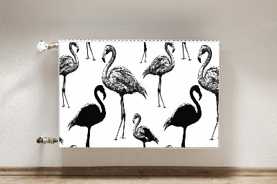 Capa magnética para radiador Estilo flamingo retrô