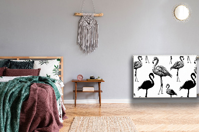 Capa magnética para radiador Estilo flamingo retrô