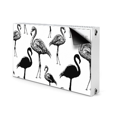 Capa magnética para radiador Estilo flamingo retrô