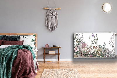 Cobertura magnética para radiador Jardim pastel