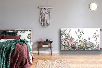 Cobertura magnética para radiador Jardim pastel