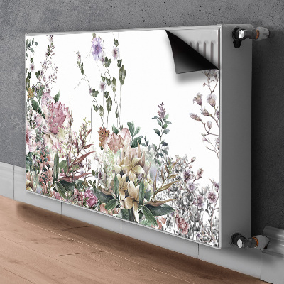 Cobertura magnética para radiador Jardim pastel