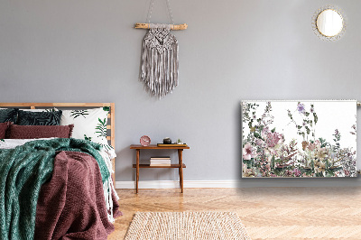 Cobertura magnética para radiador Jardim pastel