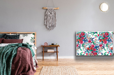 Cobertura magnética para radiador Flores coloridas