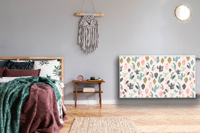 Cobertura magnética para radiador Cactos coloridos