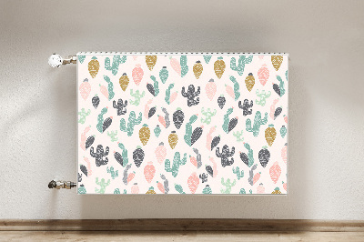 Cobertura magnética para radiador Cactos coloridos