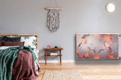 Capa magnética para radiador Abstração hexa