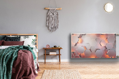 Capa magnética para radiador Abstração hexa