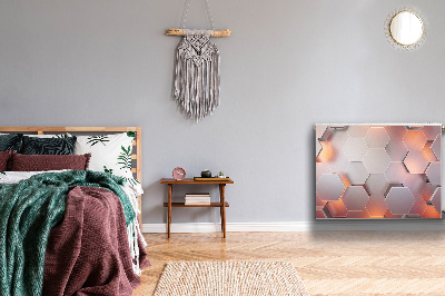 Capa magnética para radiador Abstração hexa