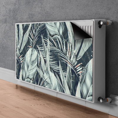 Capa magnética para radiador Folhas exóticas