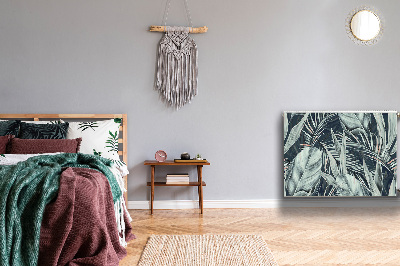 Capa magnética para radiador Folhas exóticas