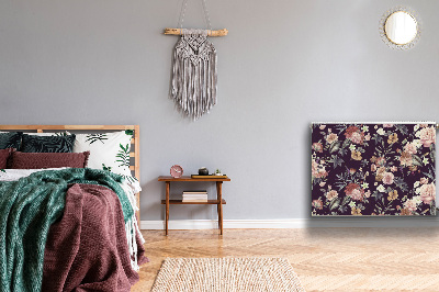 Capa magnética para radiador Flores de jardim