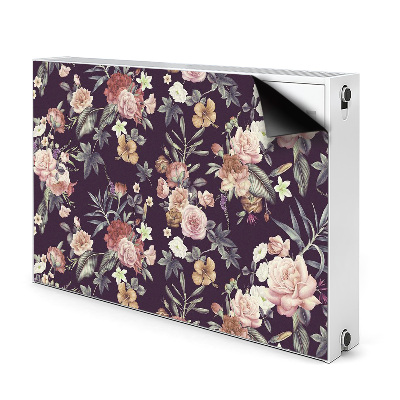 Capa magnética para radiador Flores de jardim
