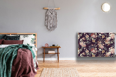 Capa magnética para radiador Flores de jardim