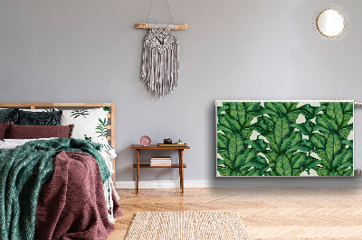 Capa magnética para radiador Folhas botânicas