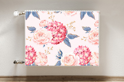 Capa magnética para radiador Hortênsias