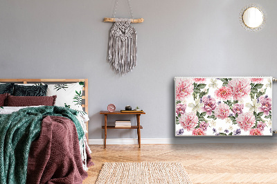 Cobertura magnética para radiador Flores de arte